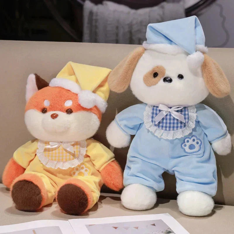 Brehn | Schlafenszeit Fuchs Koala Hund Pyjama Party Plüschtiere