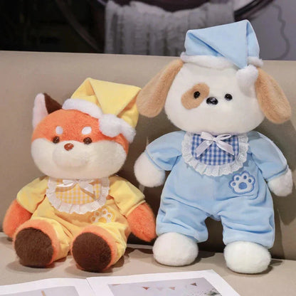Brehn | Schlafenszeit Fuchs Koala Hund Pyjama Party Plüschtiere