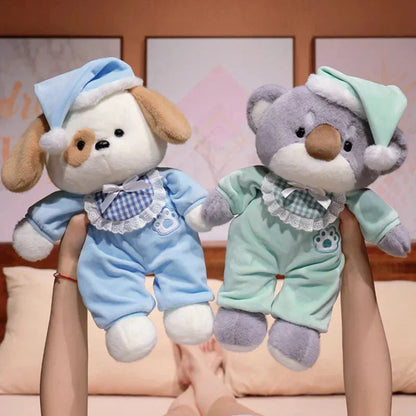 Brehn | Schlafenszeit Fuchs Koala Hund Pyjama Party Plüschtiere