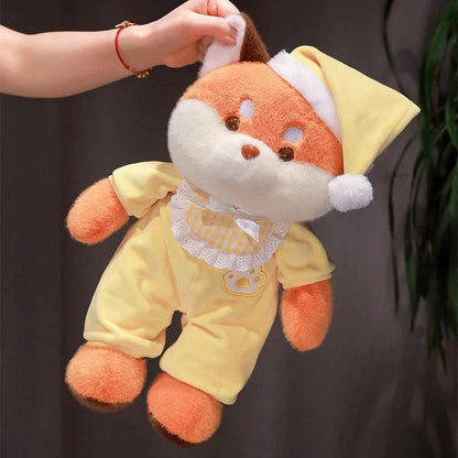 Brehn | Schlafenszeit Fuchs Koala Hund Pyjama Party Plüschtiere