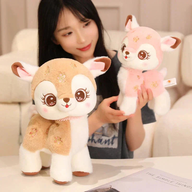 Brehn | Blossom & Maple Kawaii Pink Braun Reh Plüschtiere