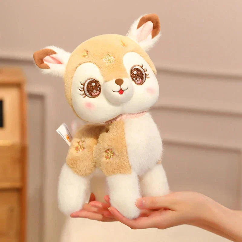 Brehn | Blossom & Maple Kawaii Pink Braun Reh Plüschtiere