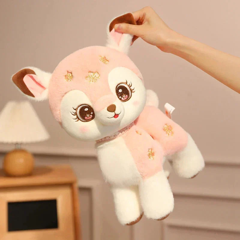Brehn | Blossom & Maple Kawaii Pink Braun Reh Plüschtiere