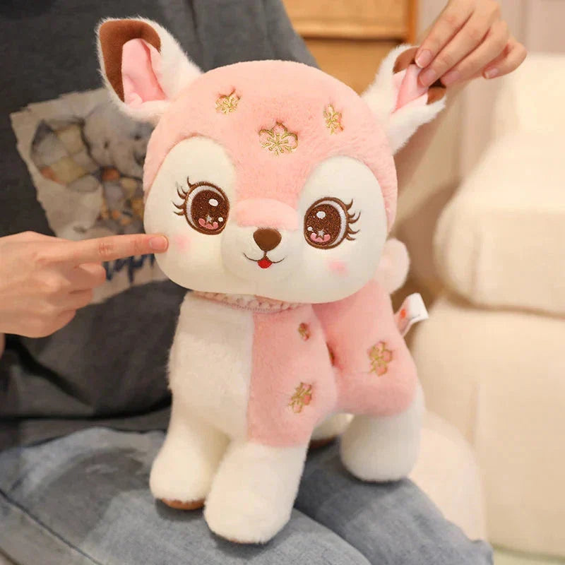 Brehn | Blossom & Maple Kawaii Pink Braun Reh Plüschtiere