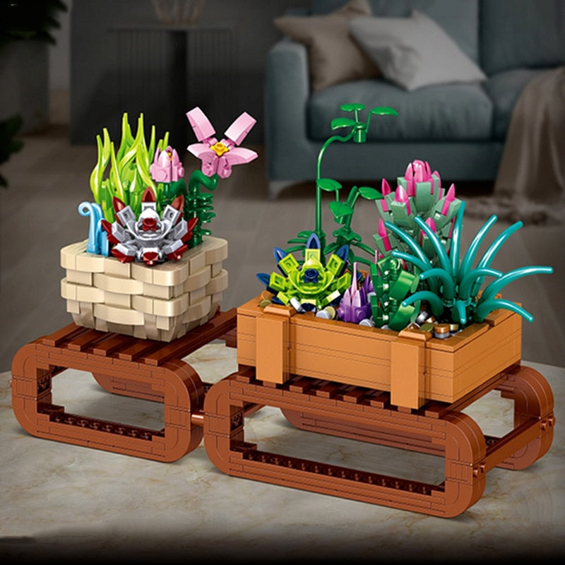Brehn | Bonsai Sakura Schrein Ansichtsgebäude Nano Sets Kollektion
