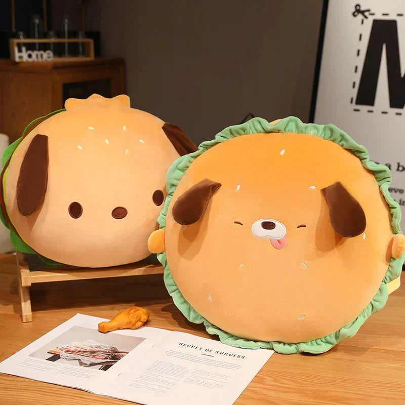Brehn | Capybara & Dog Hamburger Plüschkissen