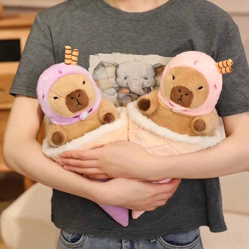 Brehn | Capybara Soft Ice Cream Waffle Plüsch