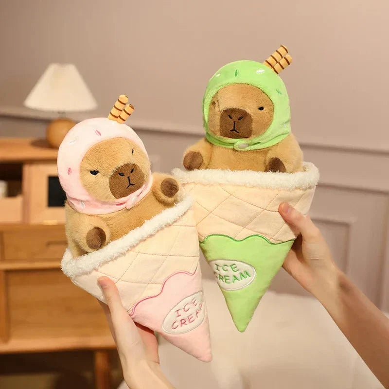 Brehn | Capybara Soft Ice Cream Waffle Plüsch