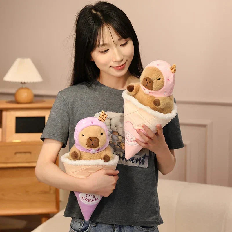Brehn | Capybara Soft Ice Cream Waffle Plüsch