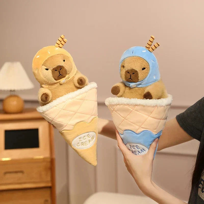 Brehn | Capybara Soft Ice Cream Waffle Plüsch