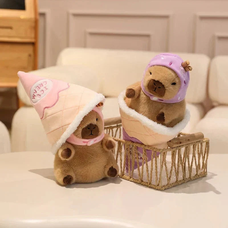 Brehn | Capybara Soft Ice Cream Waffle Plüsch