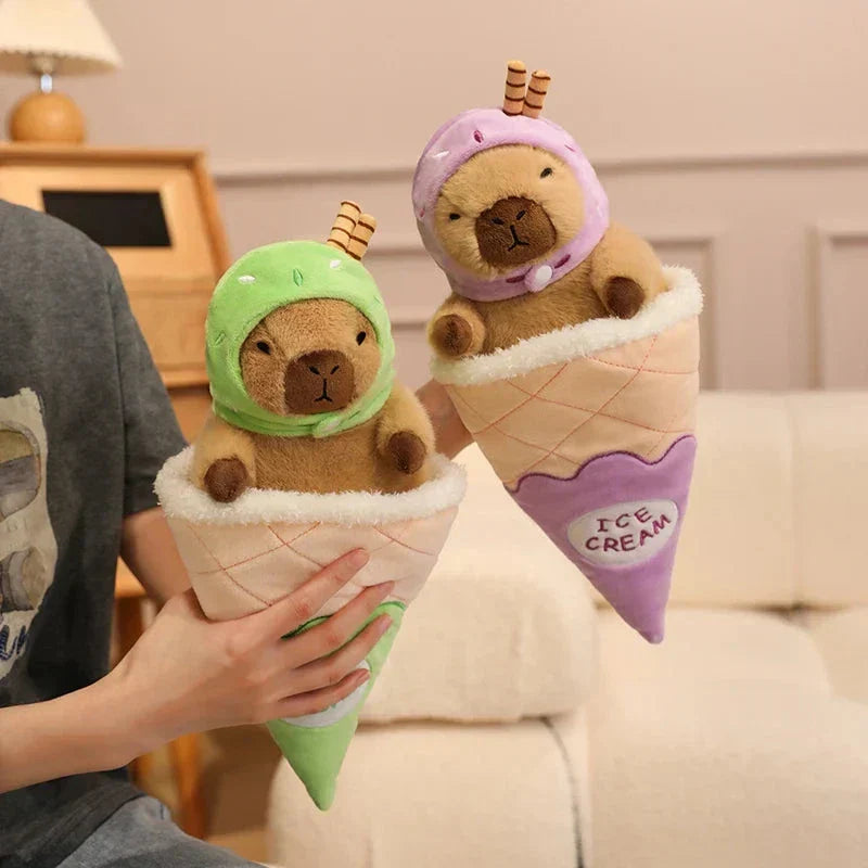 Brehn | Capybara Soft Ice Cream Waffle Plüsch