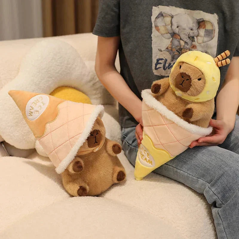 Brehn | Capybara Soft Ice Cream Waffle Plüsch