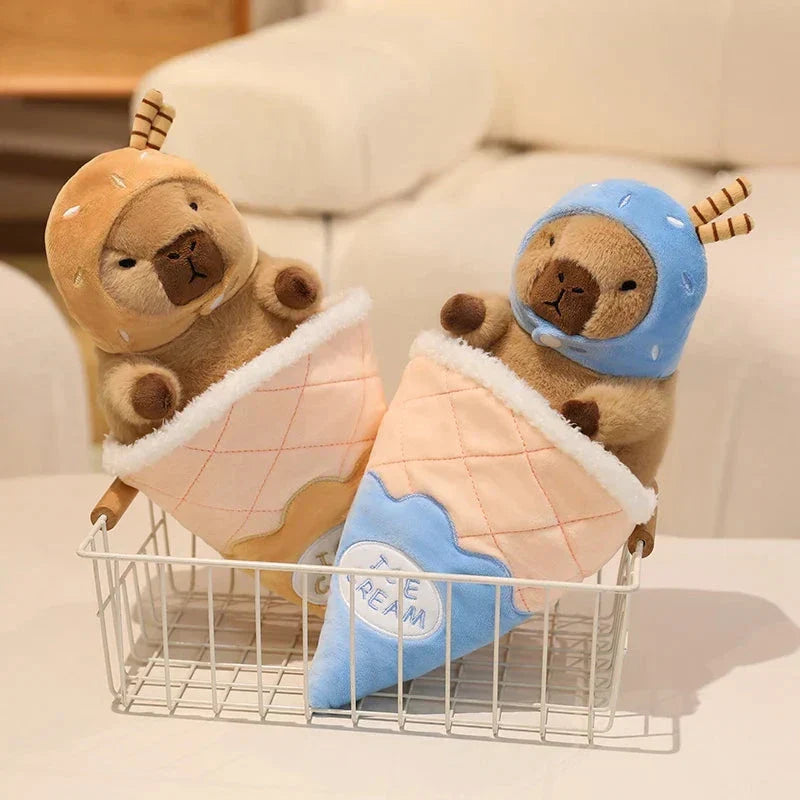 Brehn | Capybara Soft Ice Cream Waffle Plüsch