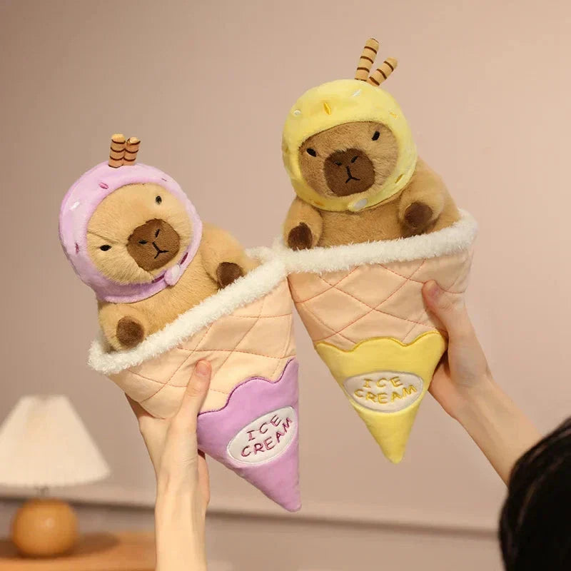Brehn | Capybara Soft Ice Cream Waffle Plüsch