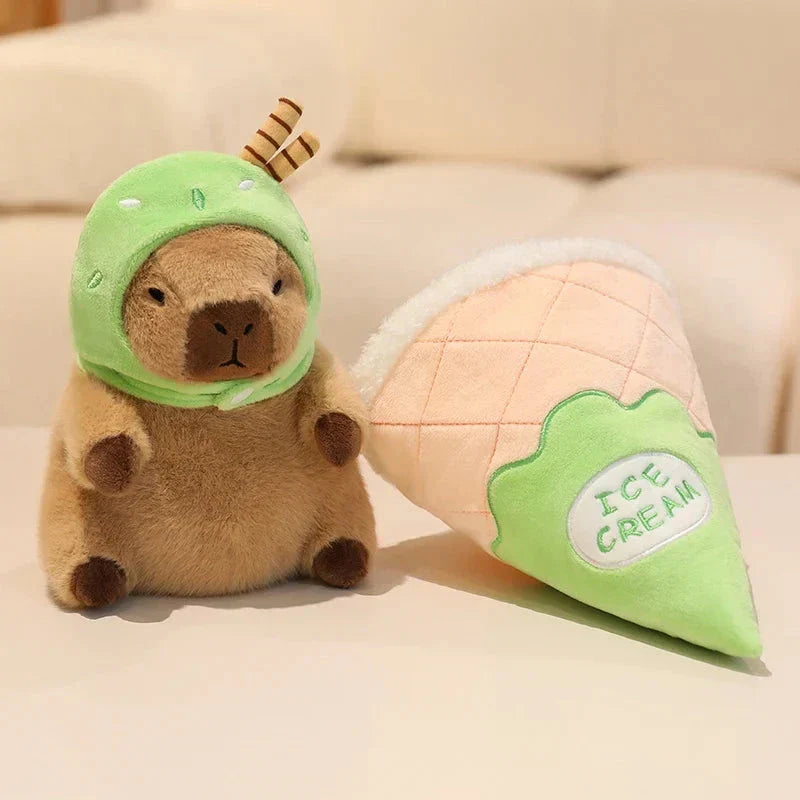 Brehn | Capybara Soft Ice Cream Waffle Plüsch