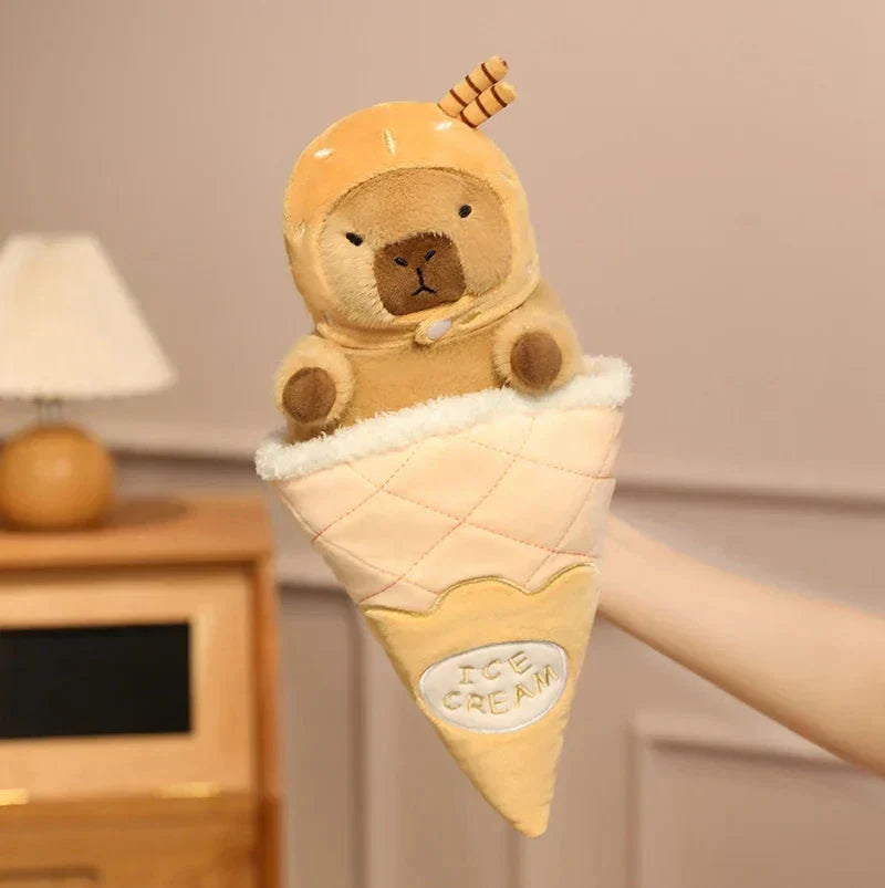 Brehn | Capybara Soft Ice Cream Waffle Plüsch