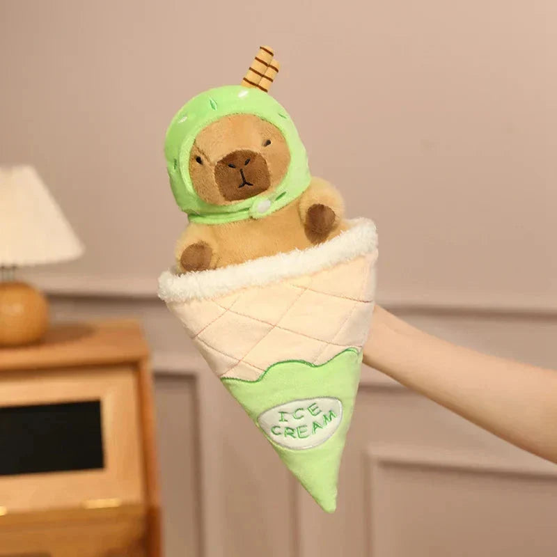 Brehn | Capybara Soft Ice Cream Waffle Plüsch