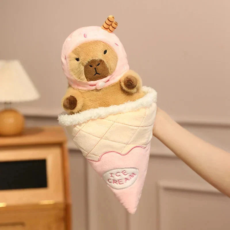 Brehn | Capybara Soft Ice Cream Waffle Plüsch