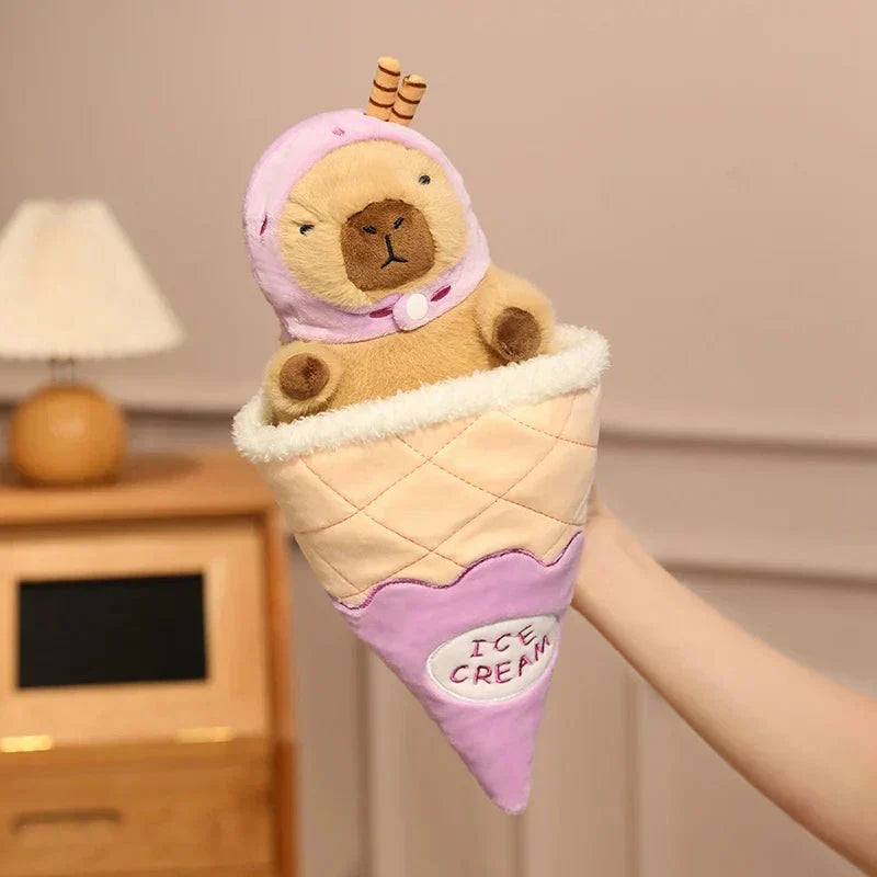 Brehn | Capybara Soft Ice Cream Waffle Plüsch