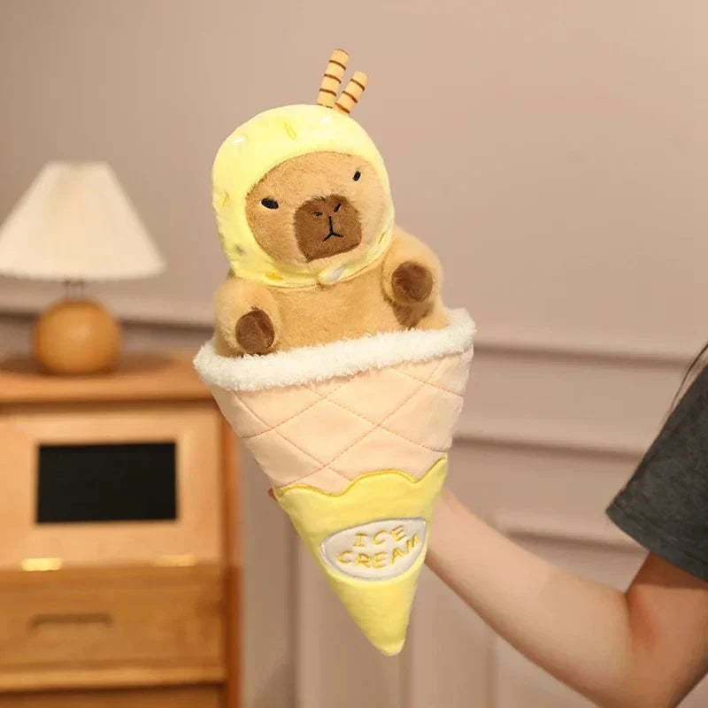 Brehn | Capybara Soft Ice Cream Waffle Plüsch