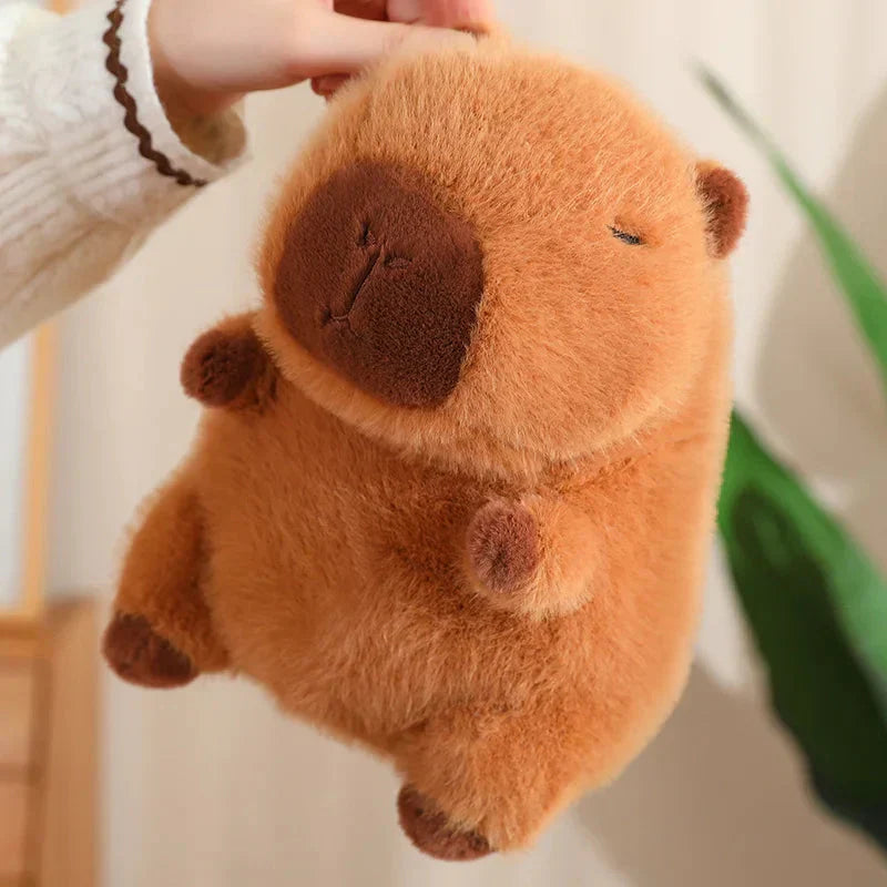 Brehn | Capybara mit Gemüse Hüten Plüschspielzeug