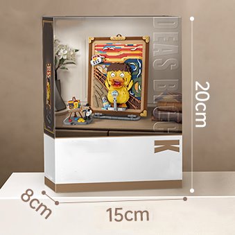 Brehn | Karikatur Berühmte Gemälde Mikro-Bausteine
