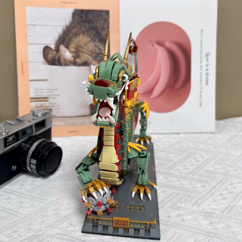 Brehn | Chinesischer Drachenstatue Nano Bauklötze