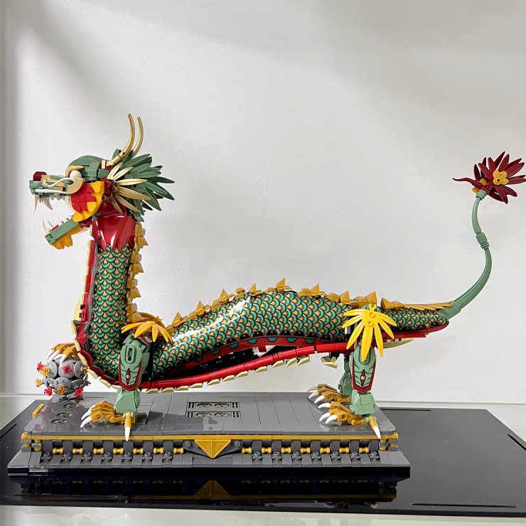 Brehn | Chinesischer Drachenstatue Nano Bauklötze