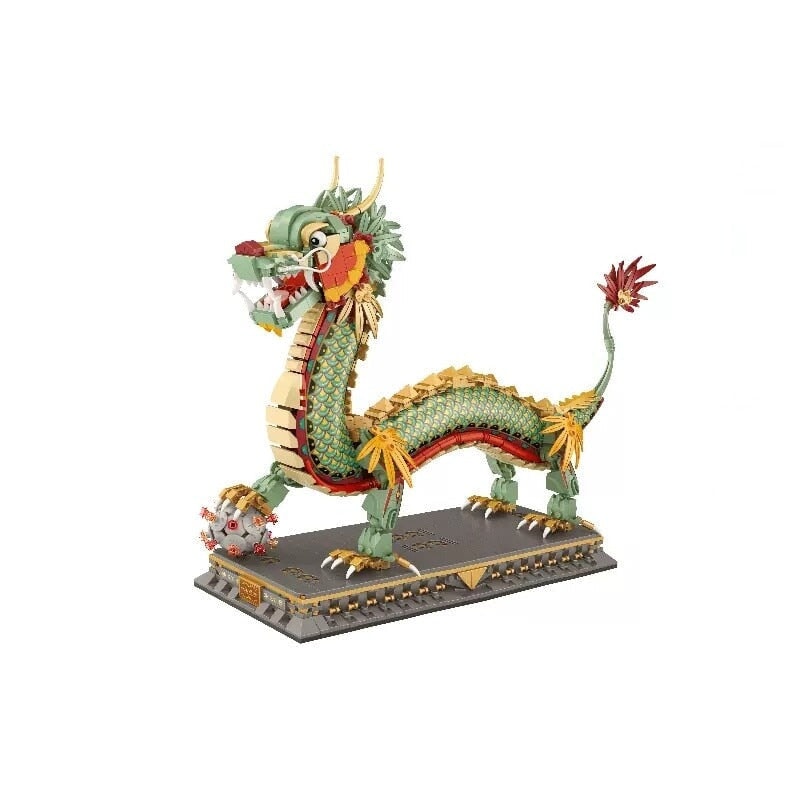 Brehn | Chinesischer Drachenstatue Nano Bauklötze