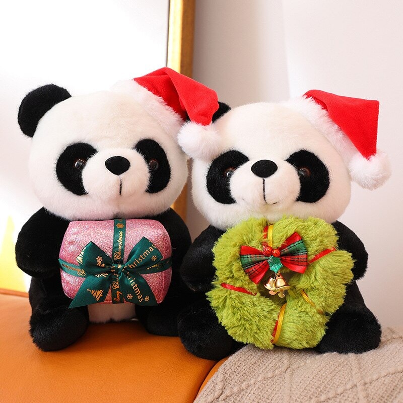 Brehn | Weihnachts-Santa-Panda-Plüschtiere