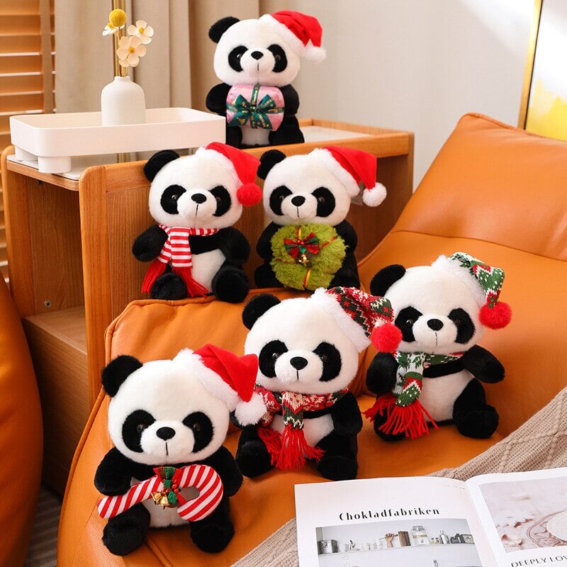 Brehn | Weihnachts-Santa-Panda-Plüschtiere