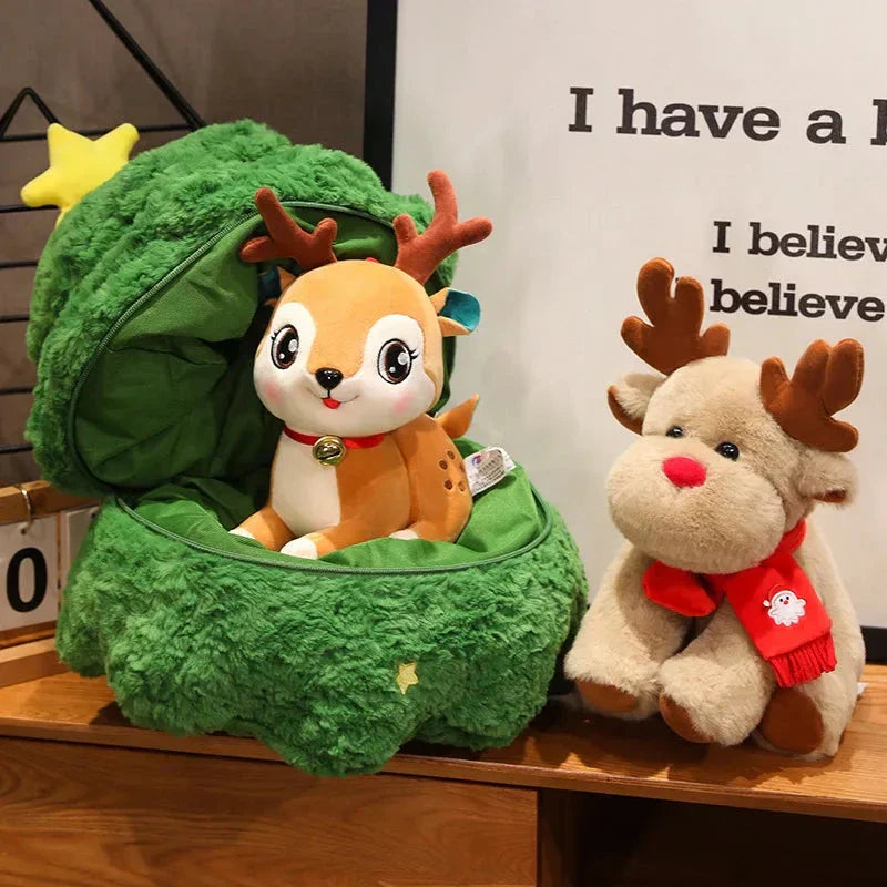 Brehn | Weihnachtsbaum Santa Rudolph Plüschkollektion