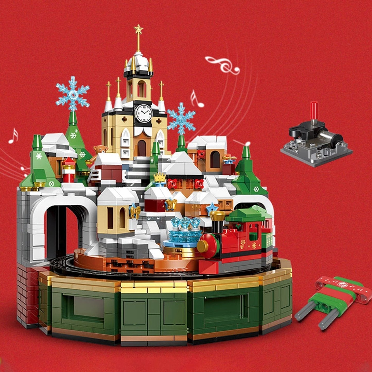 Brehn | Weihnachtsdorf Rotierende Mechanik Baukästen