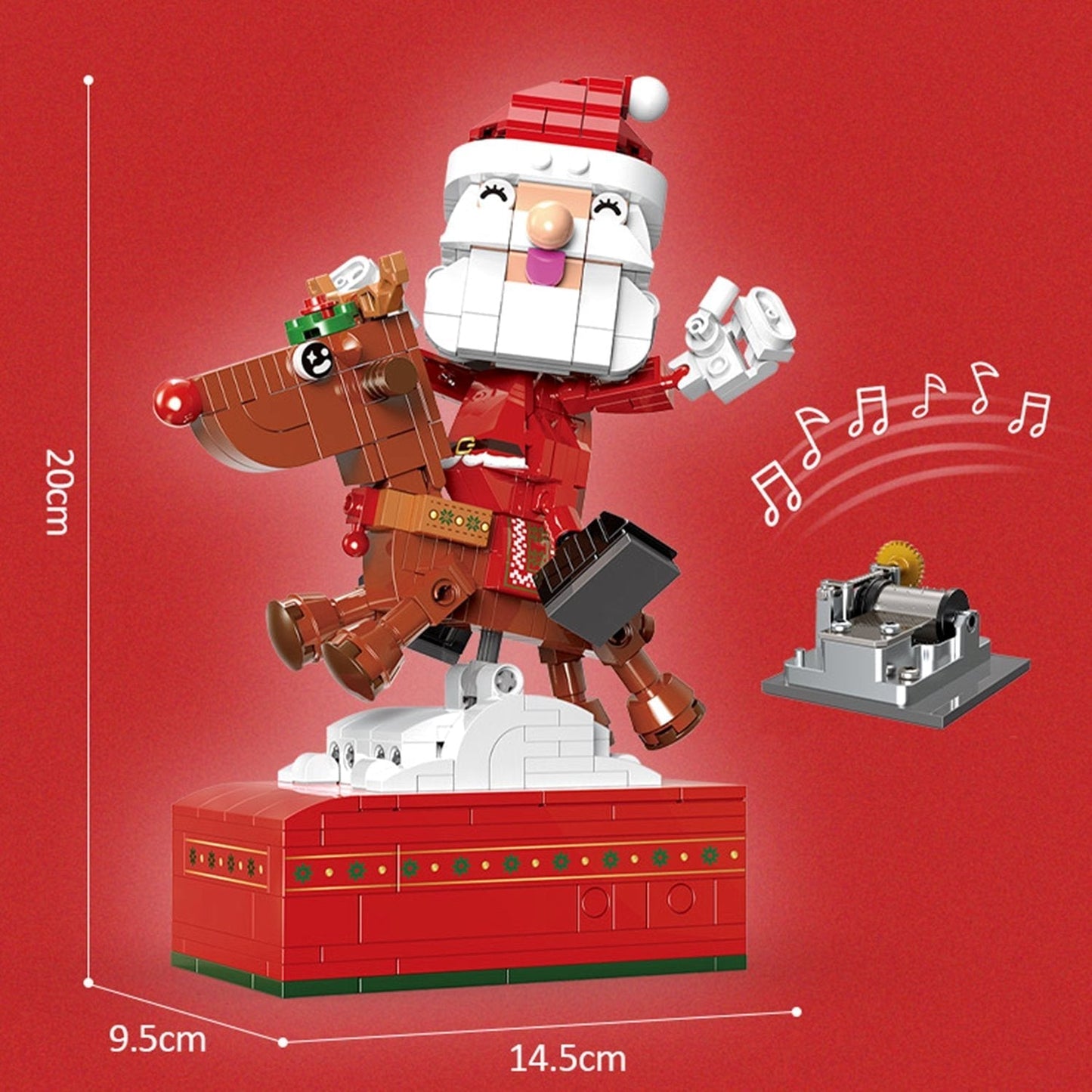 Brehn | Weihnachtsdorf Rotierende Mechanik Baukästen