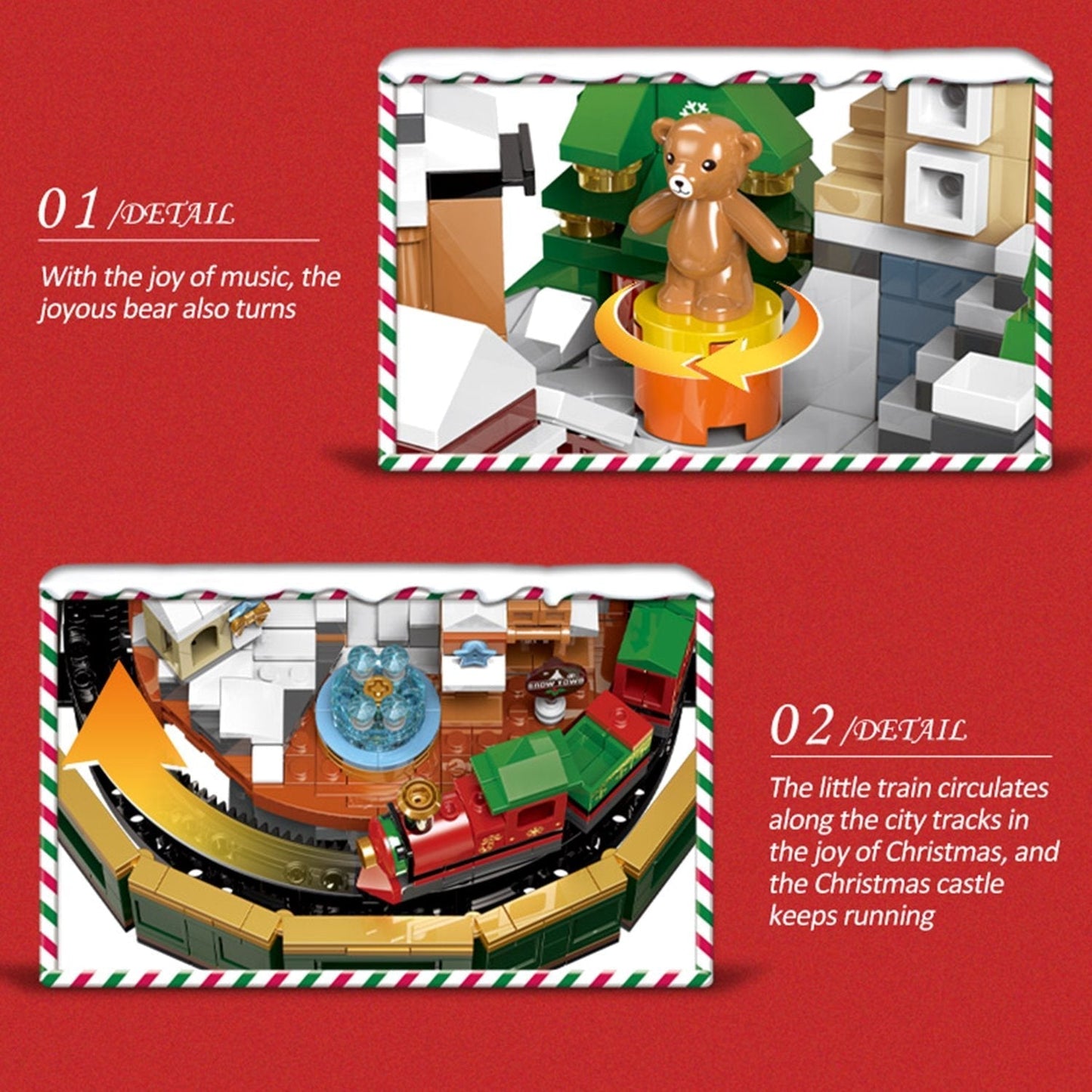 Brehn | Weihnachtsdorf Rotierende Mechanik Baukästen