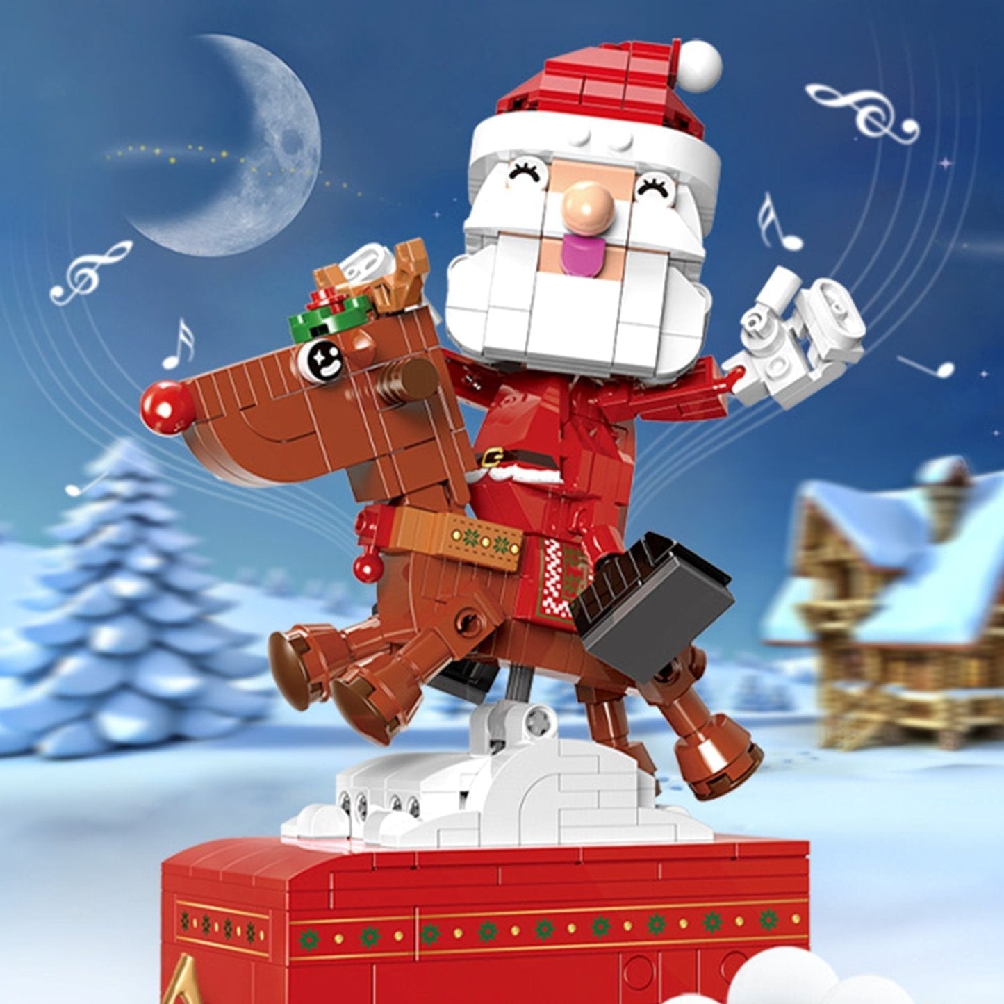 Brehn | Weihnachtsdorf Rotierende Mechanik Baukästen