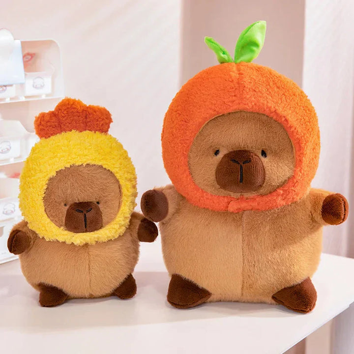 Brehn | Chubby Capybara Plüschfigur mit Hut