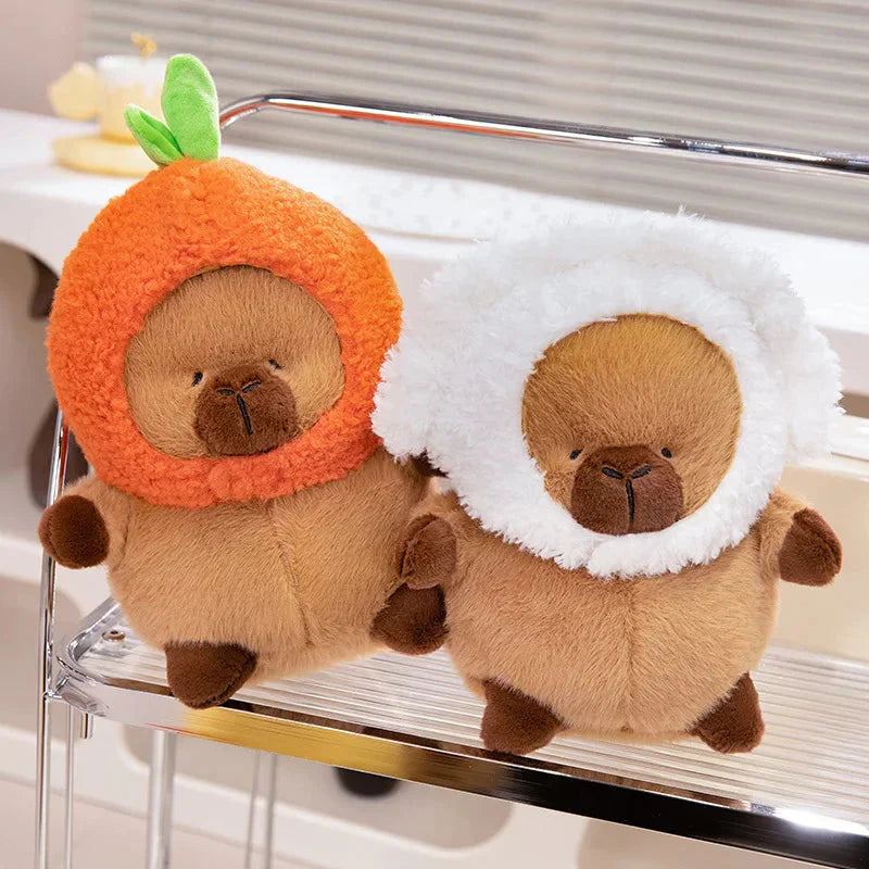Brehn | Chubby Capybara Plüschfigur mit Hut