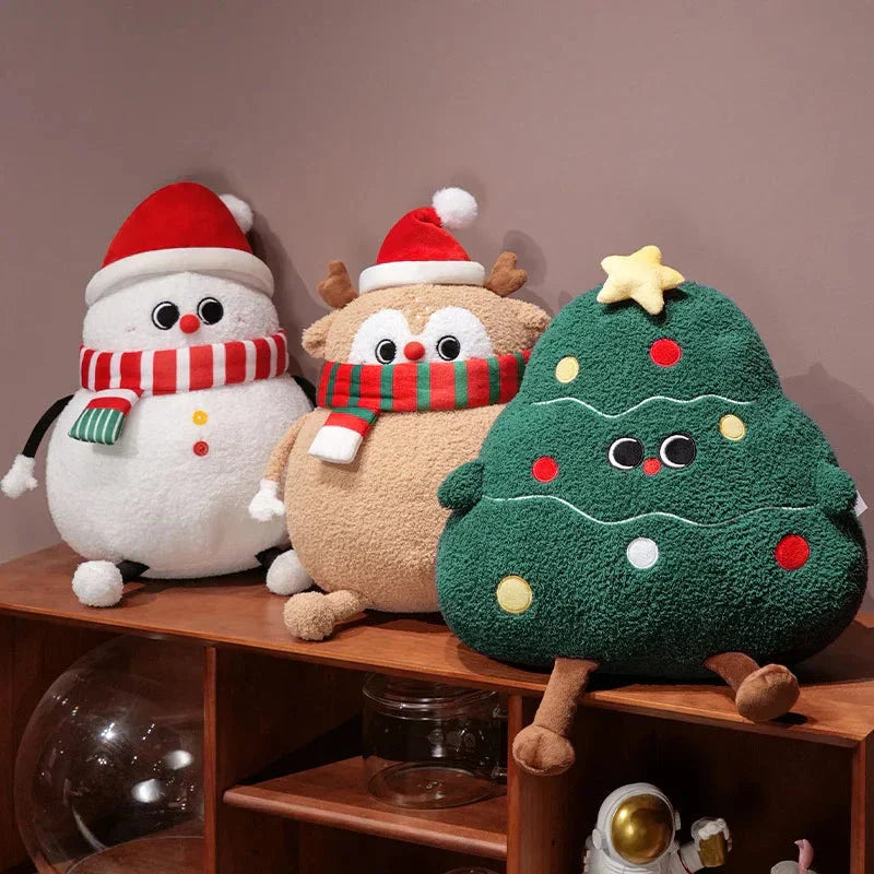 Brehn | Fetter Weihnachtsbaum Rentier Santa Schneemann Plüschtiere