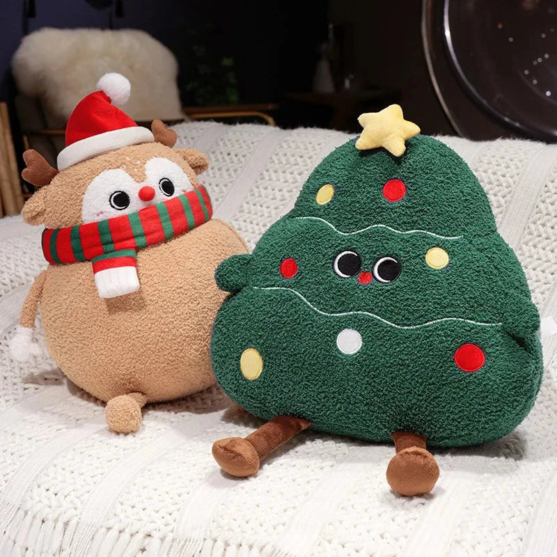Brehn | Fetter Weihnachtsbaum Rentier Santa Schneemann Plüschtiere