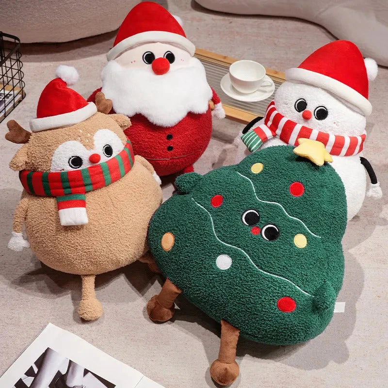 Brehn | Fetter Weihnachtsbaum Rentier Santa Schneemann Plüschtiere