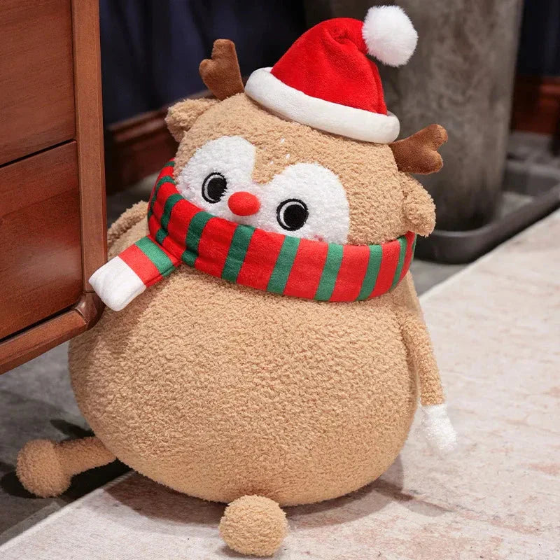 Brehn | Fetter Weihnachtsbaum Rentier Santa Schneemann Plüschtiere