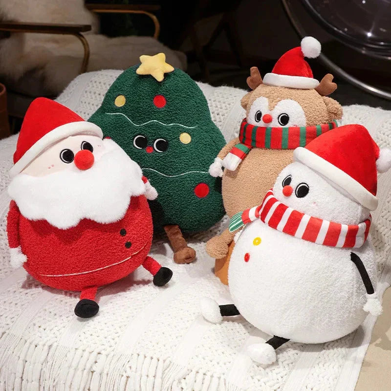 Brehn | Fetter Weihnachtsbaum Rentier Santa Schneemann Plüschtiere