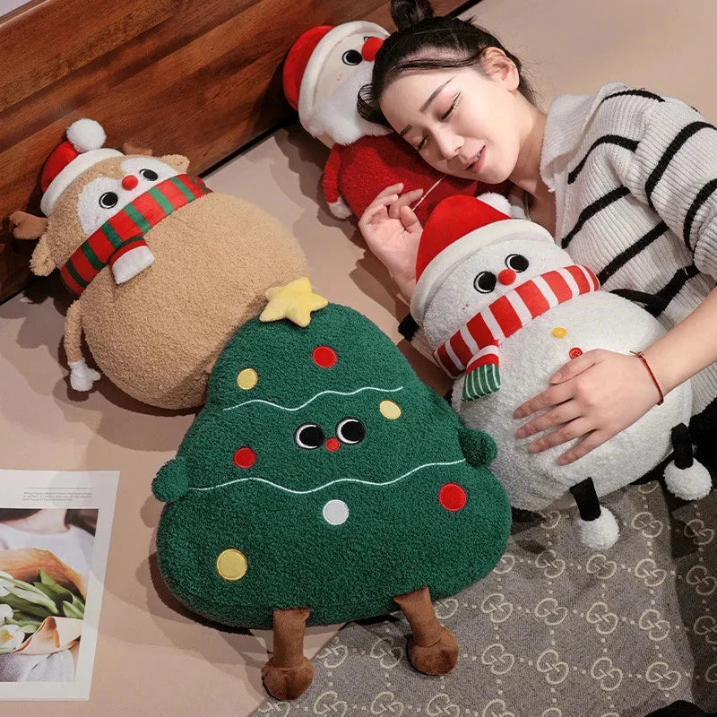 Brehn | Fetter Weihnachtsbaum Rentier Santa Schneemann Plüschtiere