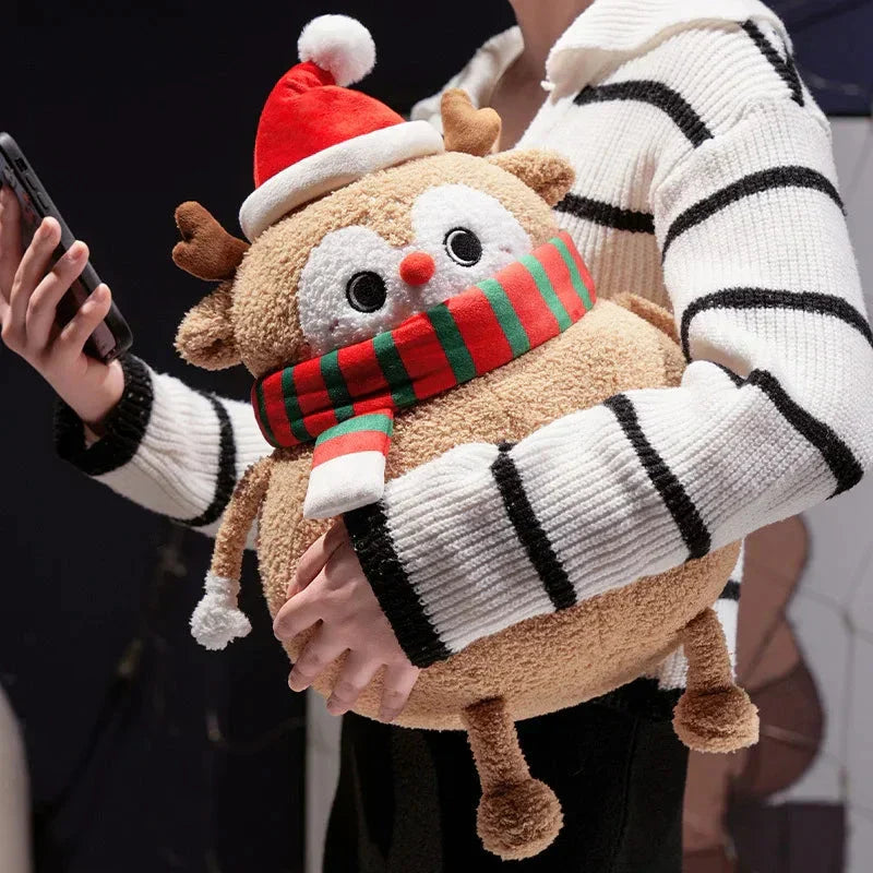 Brehn | Fetter Weihnachtsbaum Rentier Santa Schneemann Plüschtiere