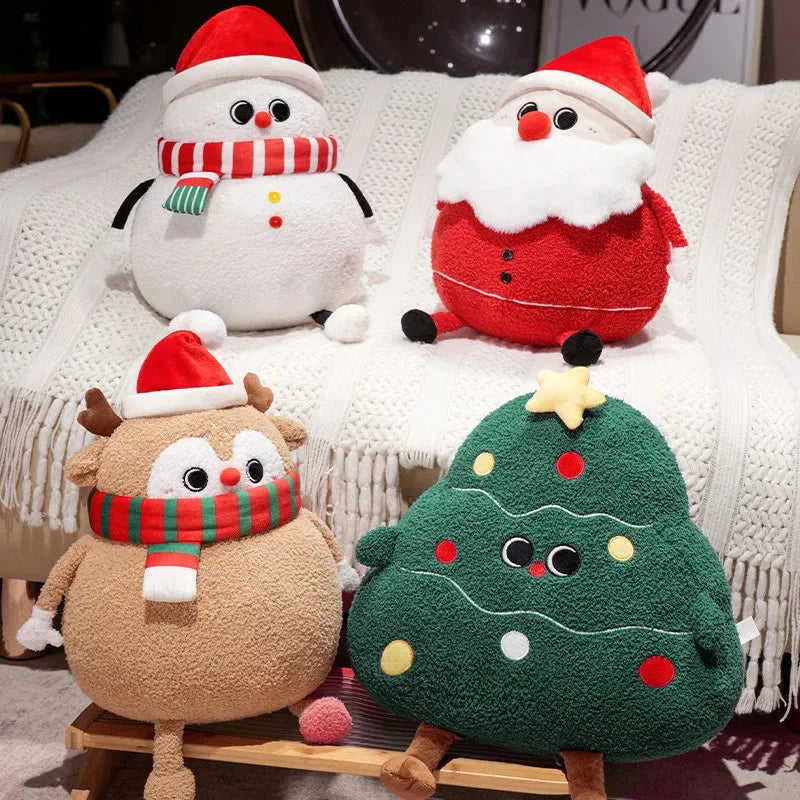 Brehn | Fetter Weihnachtsbaum Rentier Santa Schneemann Plüschtiere