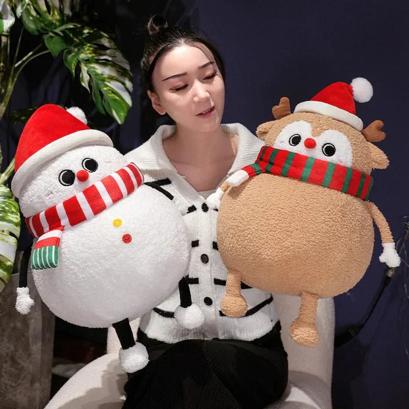 Brehn | Fetter Weihnachtsbaum Rentier Santa Schneemann Plüschtiere