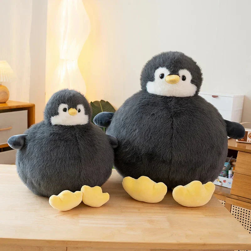 Brehn | Fetter runder Pinguin Plüschfigur