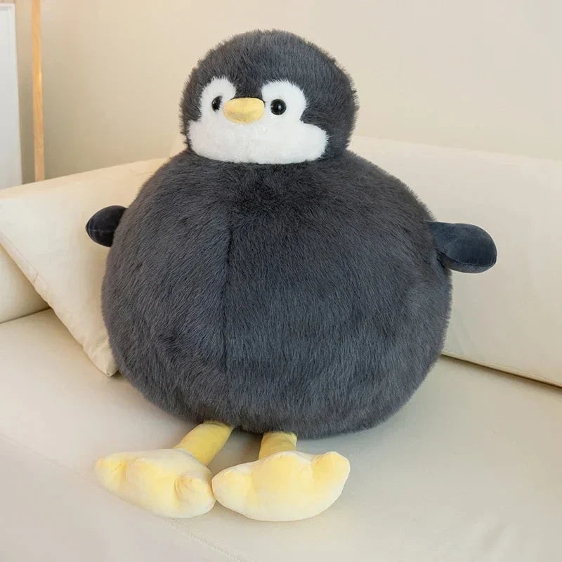 Brehn | Fetter runder Pinguin Plüschfigur